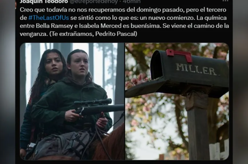 Sin duda, las expectativas para los próximos episodios son altas, pero siempre nos hará falta nuestro amado Joel.