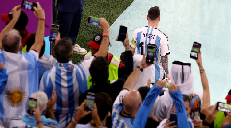 Lionel Messi con Argentina