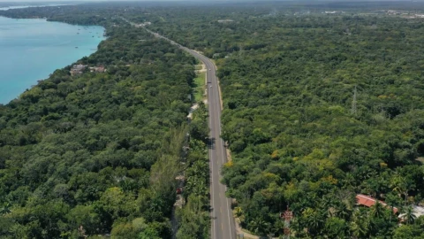 Terminan obras de rehabilitación en la carretera federal 307 en Bacalar