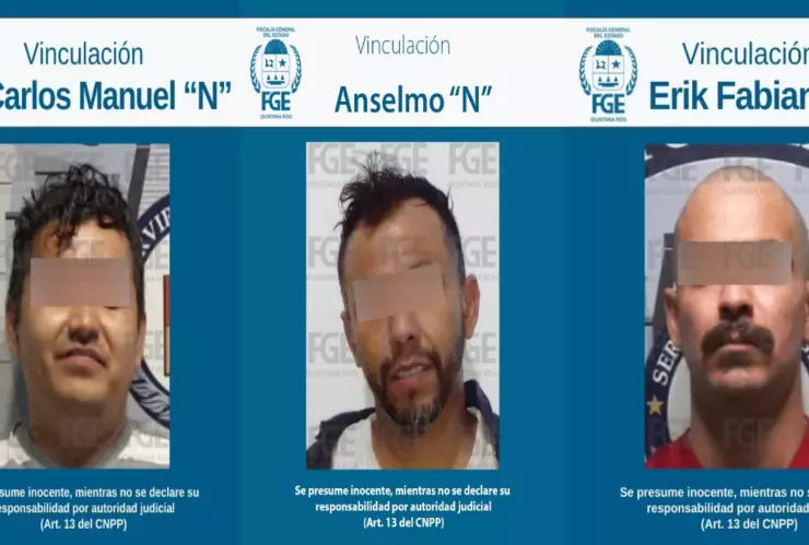 Vinculan a proceso a a 6 hombres por el delito de violencia familiar en Quintana Roo