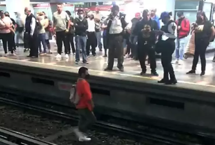 Hombre en estado de ebriedad cae a vías del Metro CDMX