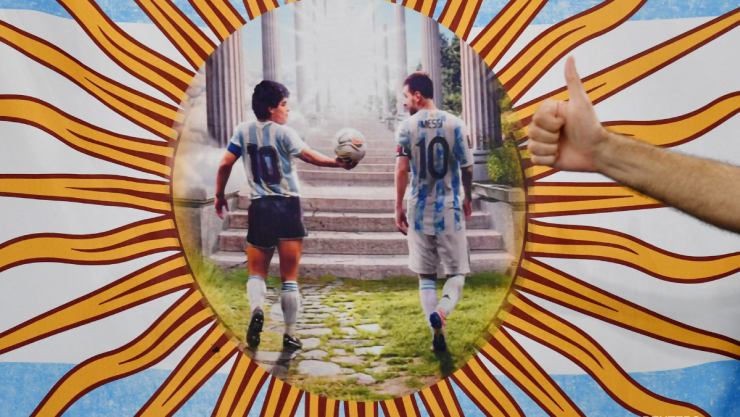 Maradona y Messi
