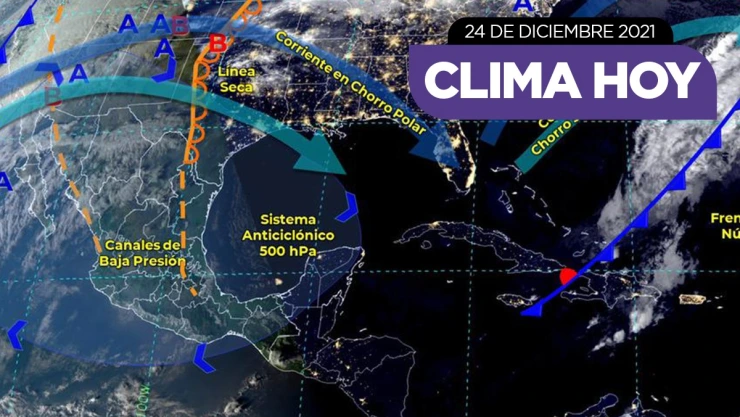 clima México 24 de diciembre