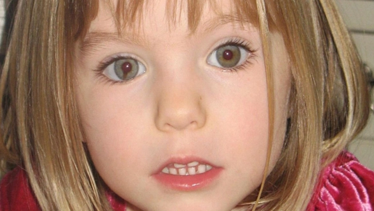 La pequeña Madeleine McCann desaparecida
