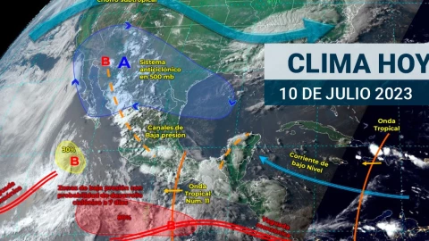 ¿Cómo estará el clima en México hoy 10 de julio?