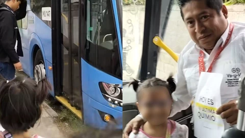 VIDEO: Niña agradece a chofer de VA Y VEN tras superar su última quimioterapia