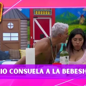 Julio Camejo consuela a Bebeshita