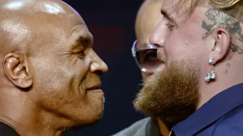 Mike Tyson Jake Paul pelea cachetada