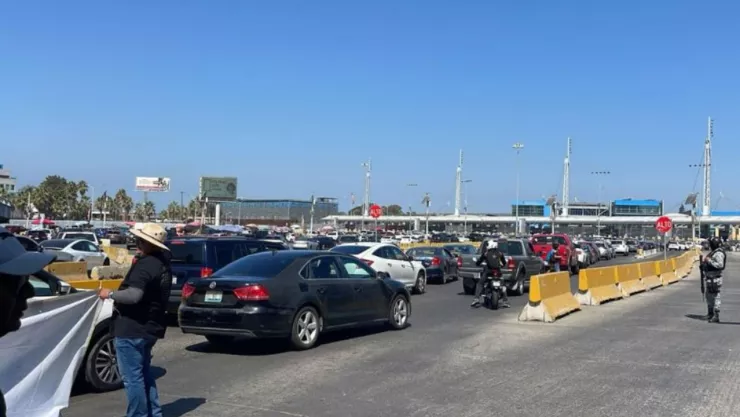 Garitas Tijuana hoy viernes 17 de enero de 2025 ¿Cómo está la fila para cruzar?