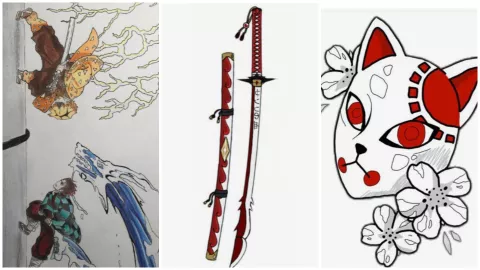 dibujos de Demon Slayer para imprimir 