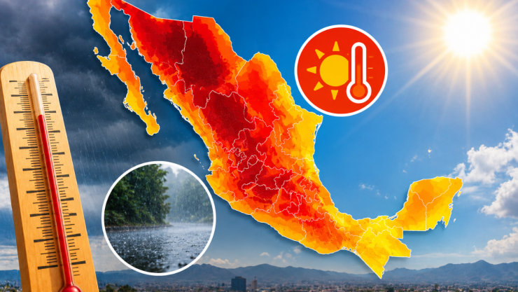 No solo habrá lluvias hoy: Estos son los estados de México que registrarán hasta 40 grados de calor este jueves