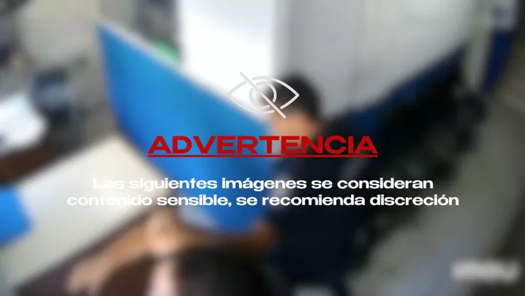 VIDEO: Policía golpea a una mujer que fue a hacer una denuncia en la comisaría