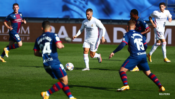 Eden Hazard anota con el Real Madrid