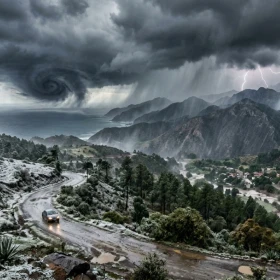 Tormenta tropical y canales de baja presión generan efectos en el clima para los próximos días: México enfrentará temperaturas de hasta -5° C y fuertes lluvias