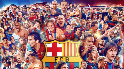 Figuras del club Barcelona