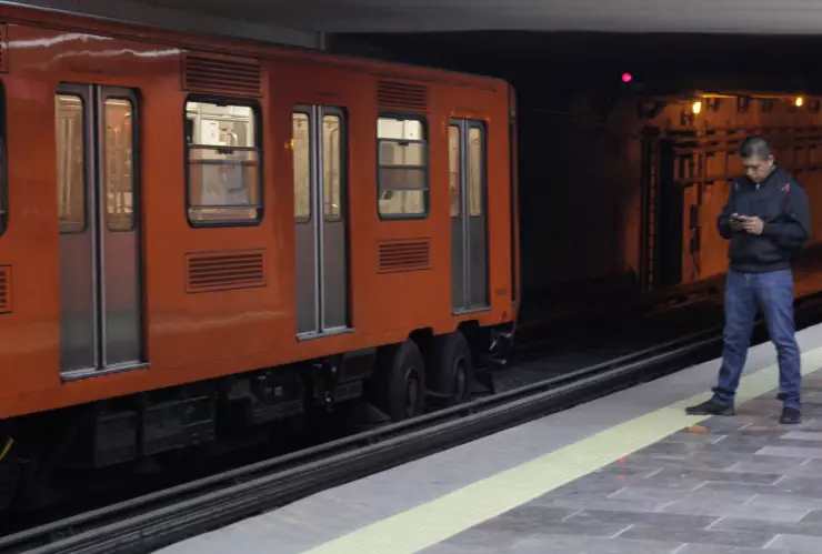 Poca afluencia en el Metro de la CDMX
