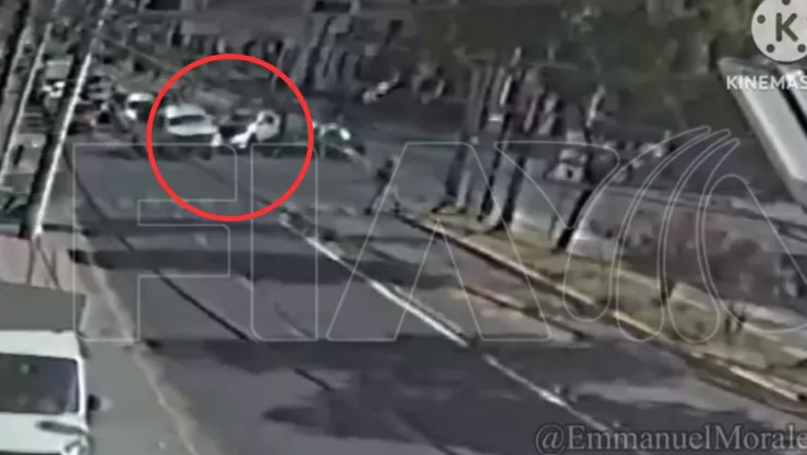 Guardia Nacional choca en bulevar Hidalgo