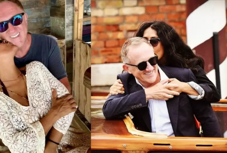 Salma Hayek y su esposo