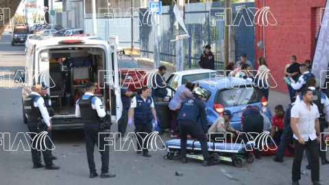 Accidente policía vial