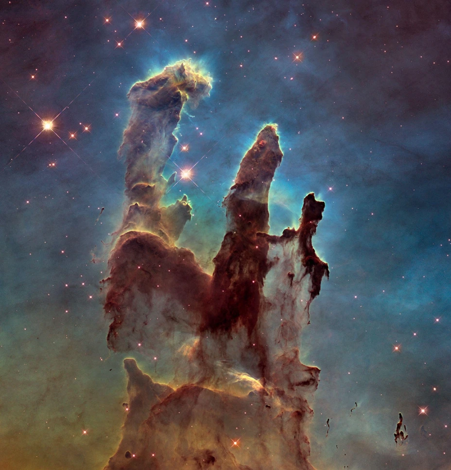 Los astrónomos lograron producir la primera imagen tridimensional completa de los Pilares de la Creación, en la nebulosa del Águila.