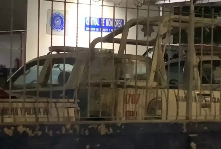 Ataque a instalaciones de monitoreo de transito en Celaya