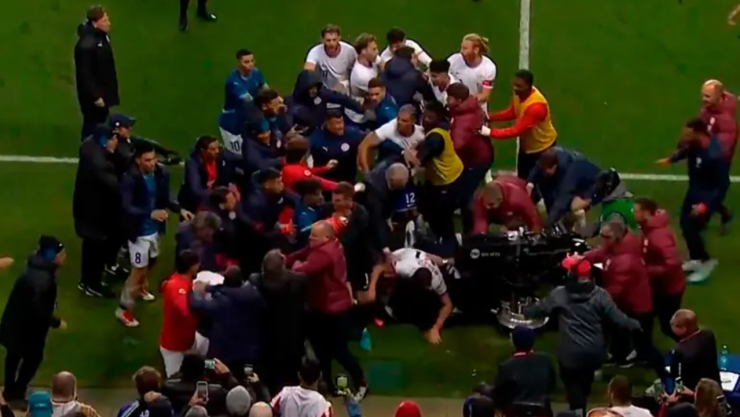 Pelea entre Paraguay y Estados Unidos