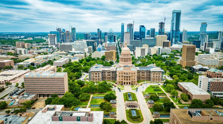 Vista de la ciudad de Austin, Texas