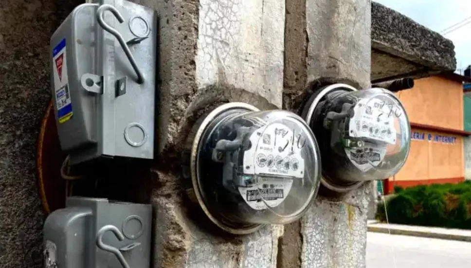 Diablito de luz en el medidor