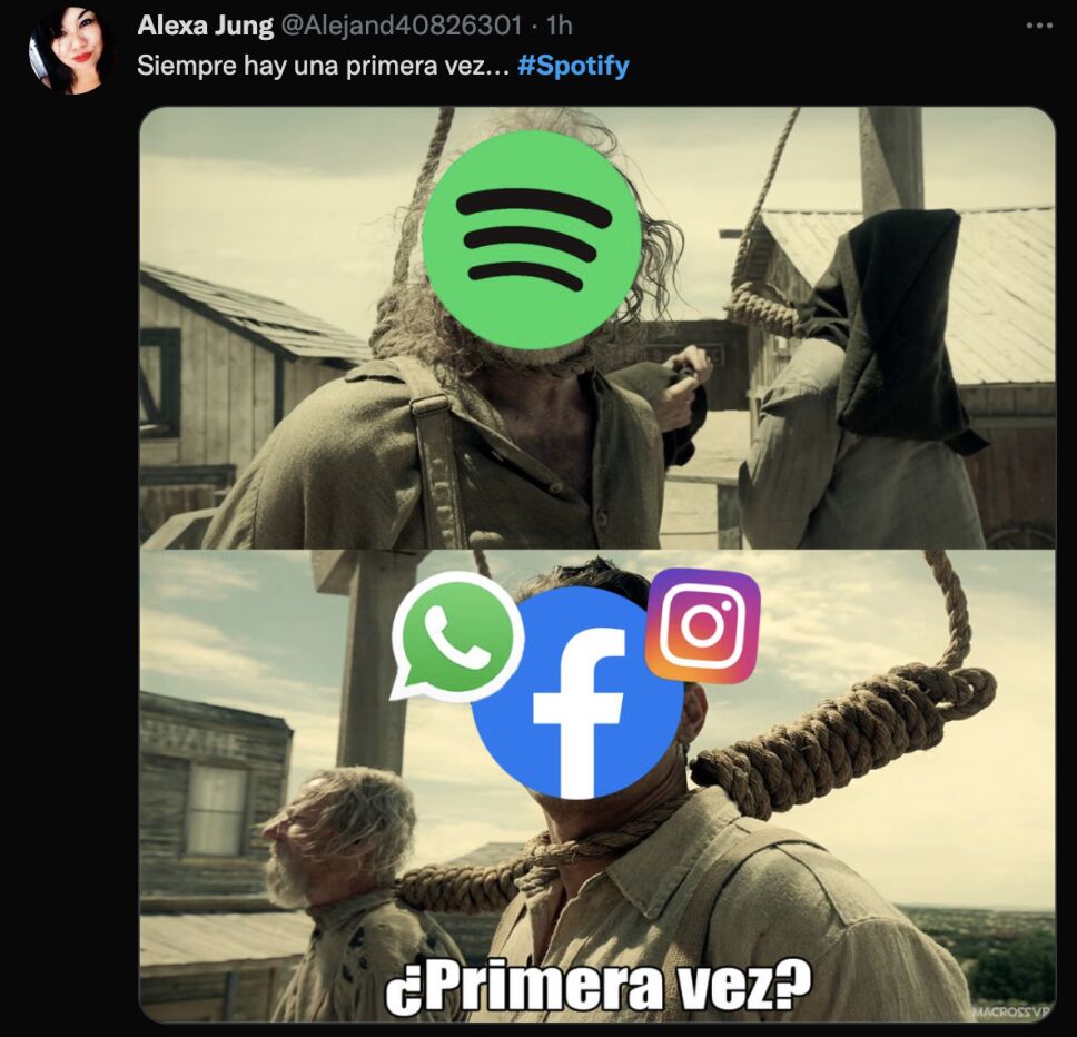 spotify se cae memes