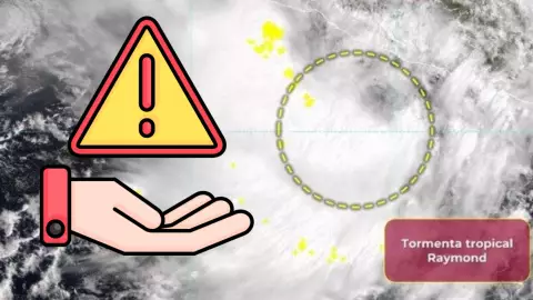 ¡Alerta! Se froma la Tormenta Tropical ‘Raymond': Esta es su ubicación EXACTA hoy, 9 de octubre de 2025