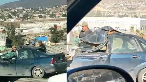 Accidente en Tijuana en Terán Terán