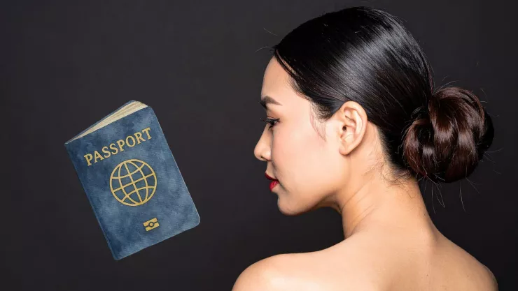 peinado para la foto de identificación