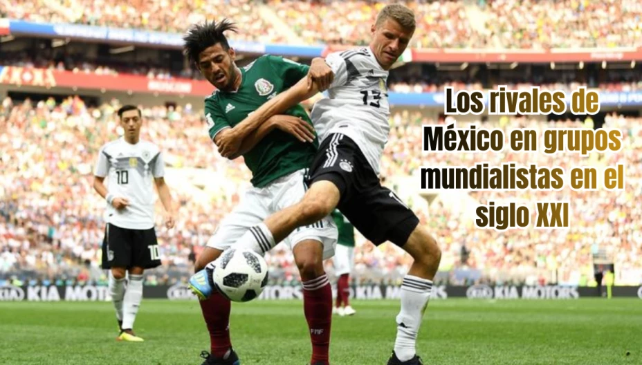 México ante Alemania en el Mundial 2018