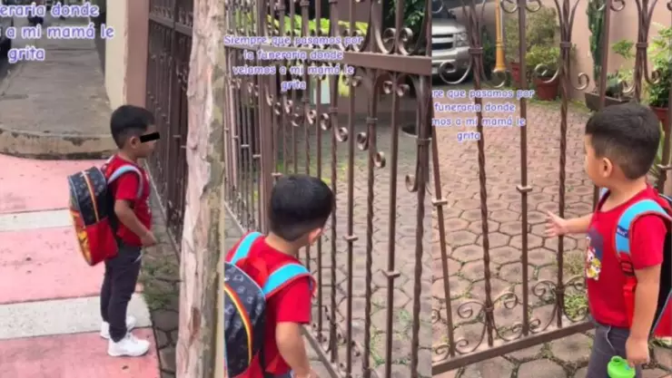 Niño busca a su abuelita