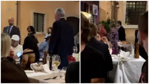 miguel-díaz-ccanel-dictador-presidente-de-cuba-captado-restaurante-de-lujo-Italia-esposa
