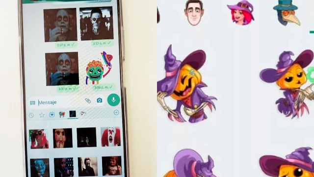Cómo conseguir o crear stickers de Halloween en WhatsApp Cómo conseguir o crear stickers de Halloween en WhatsApp