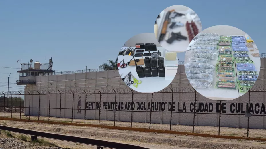 Cateo en penal de Aguaruto