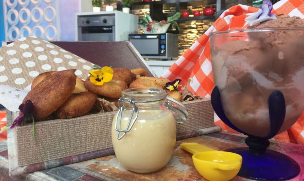 bunuelos con fruta