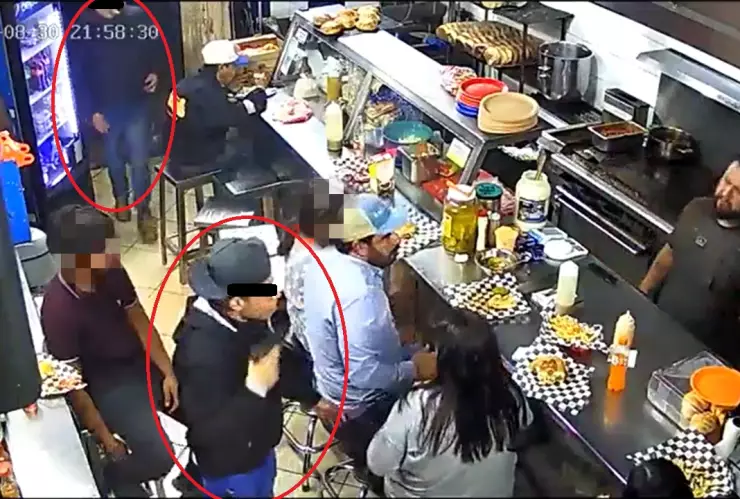 Lonchería en Tlaquepaque es asaltada por dos sujetos.