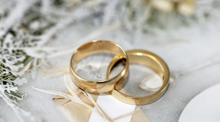 Anillos de matrimonio.