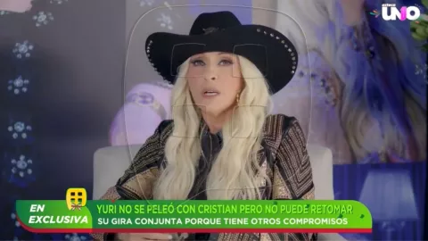 EXCLUSIVA Yuri confirma que no retomará la gira con Cristian Castro.jpg