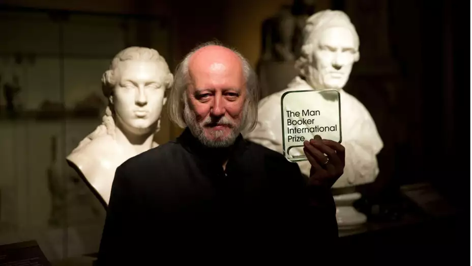 El escritor húngaro Laszlo Krasznahorkai en Londres, en 2015.