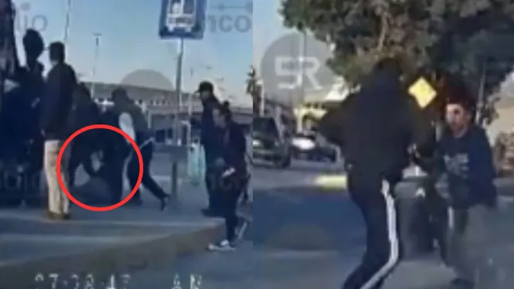 VIDEO | Sujeto recibe brutal golpiza en plena parada camionera y una mujer es asaltada; Imágenes sensibles en Puebla