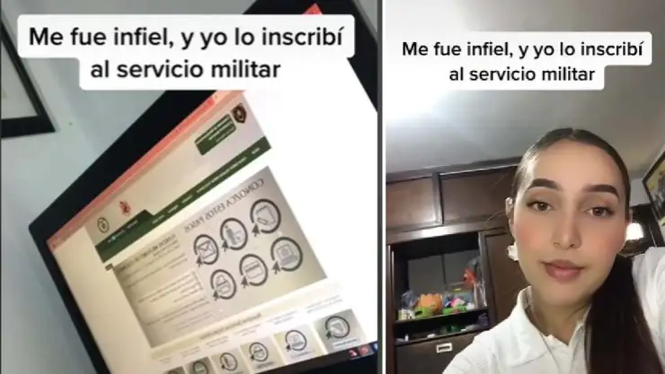 Mujer inscribe a su novio al servicio militar por infiel