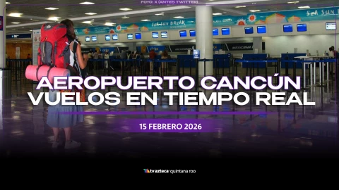 EN VIVO _ Estatus de vuelos hoy en el Aeropuerto de Cancún; viajes cancelados y demorados este 15 de febrero de 2026.webp