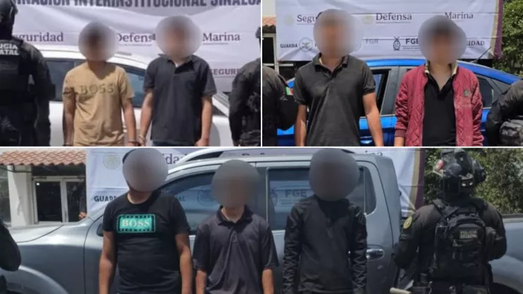 Detenidos en La Mora, Culiacán