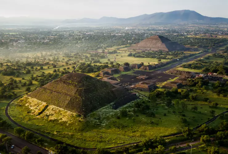 Las pirámides de Teotihuacán