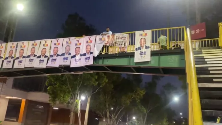 ¿Es un delito quitar propaganda política de algún candidato?