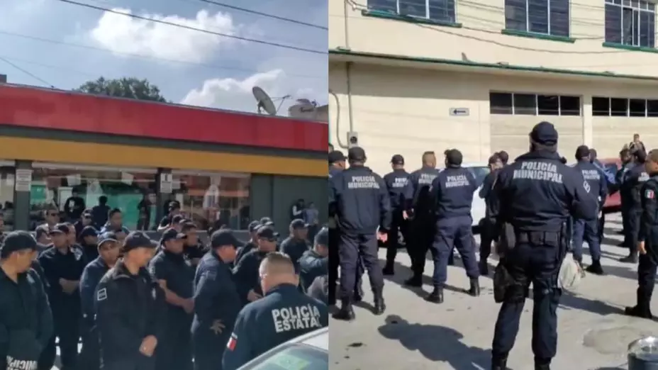 Tizayuca Hidalgo paro policias condiciones de trabajo