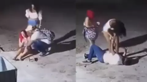 VIDEO: Hombre ayuda a mujeres borrachas pero lo asaltan y apuñalan